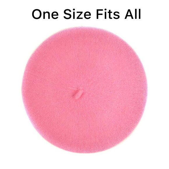 7295 Solid Color French Beret Wool Material. Classic French, Casual And Chic main image 6